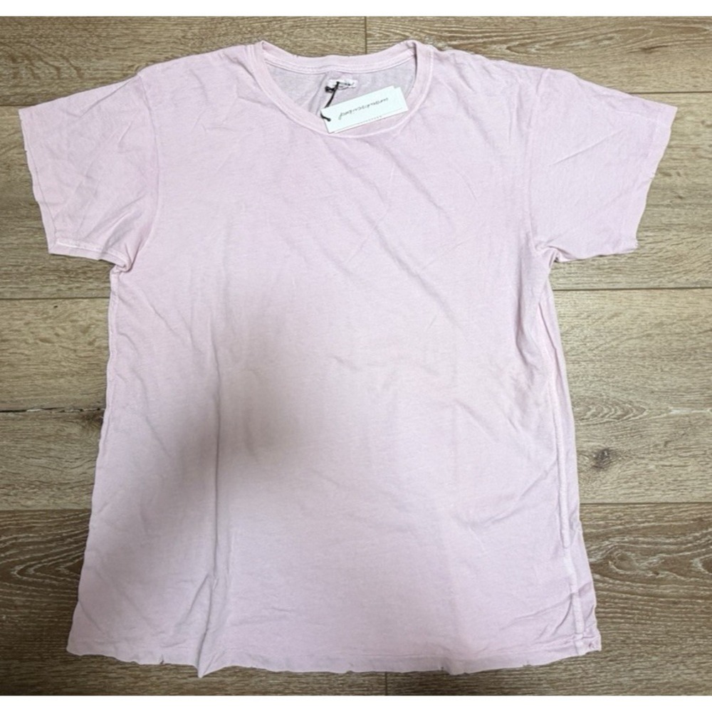 Unsubscribed Soft Pink Relaxed Crew Neck‎ Tee NWT Size S NWT